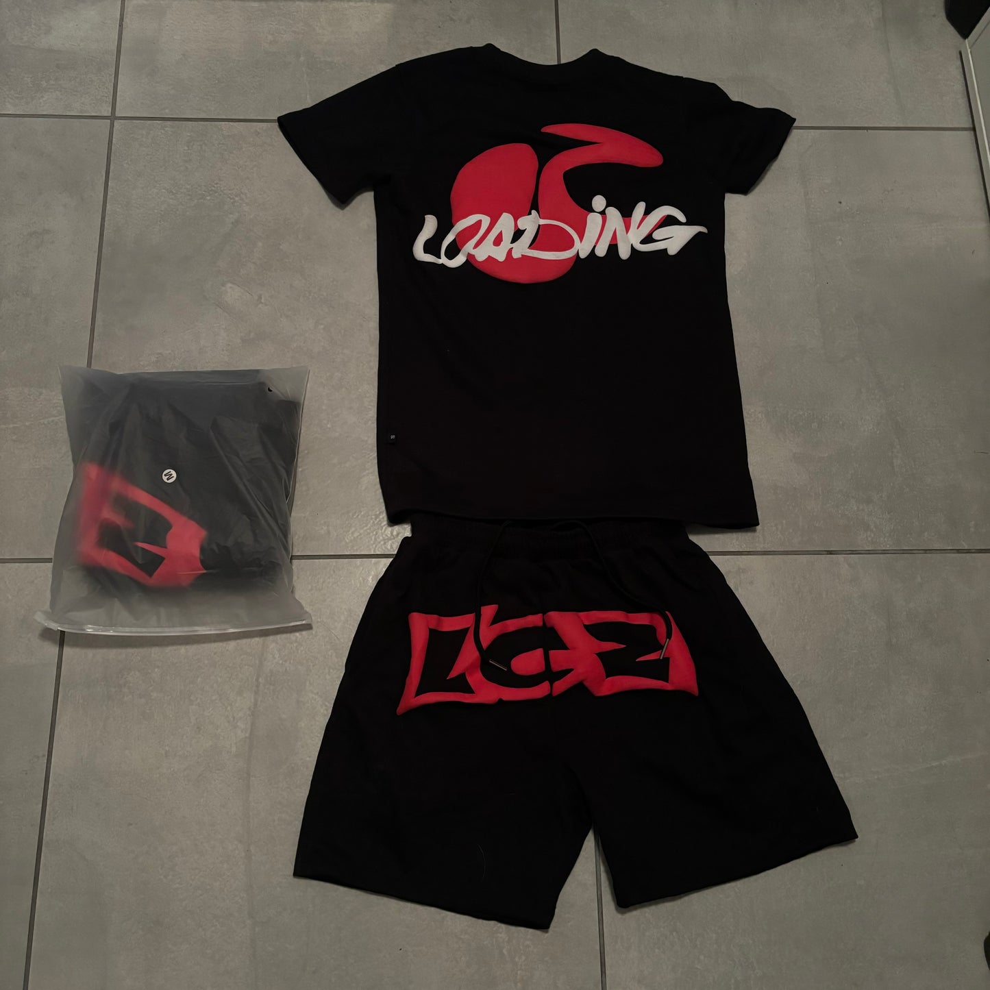 Loading t-shirt and short
