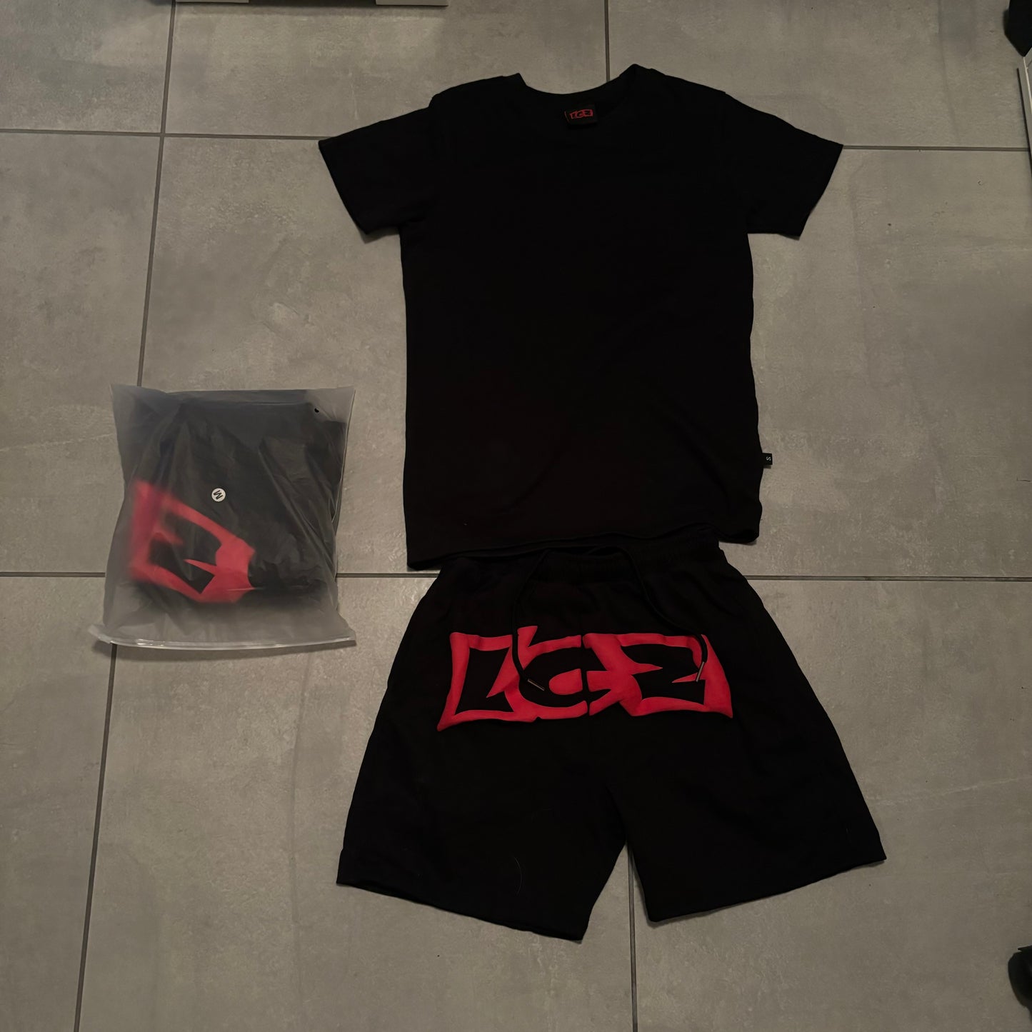 Loading t-shirt and short