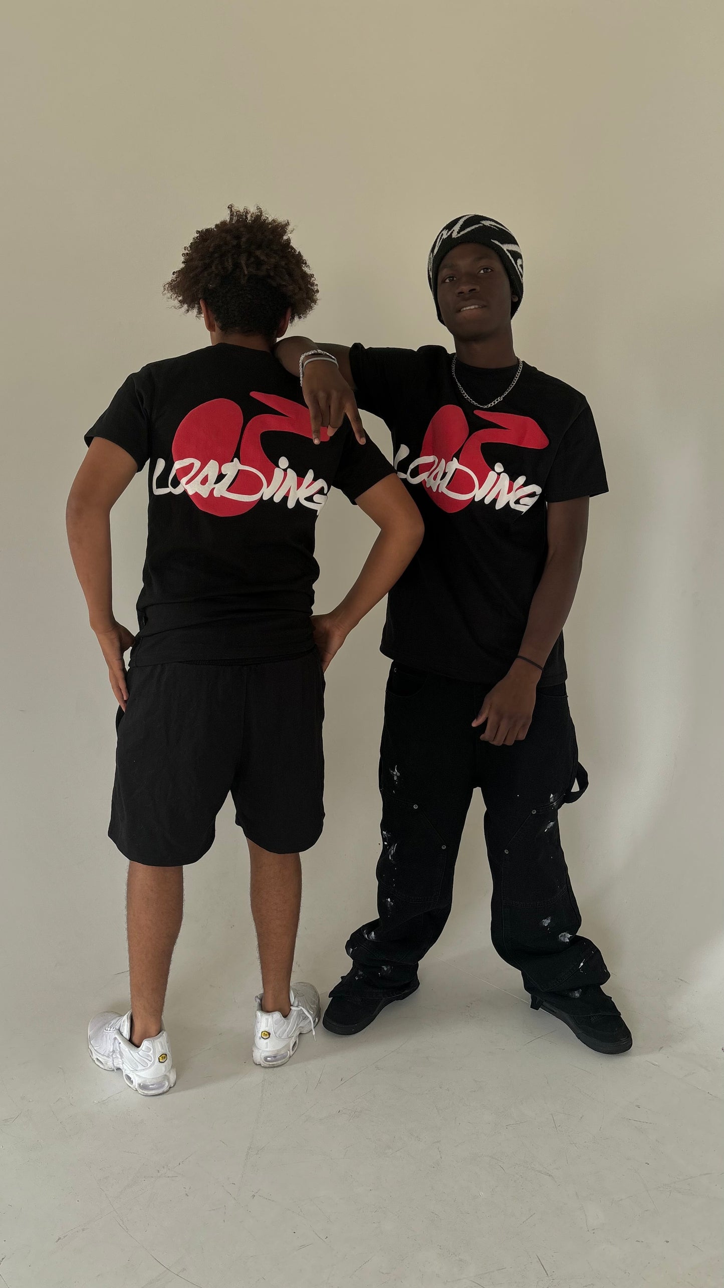 Loading t-shirt and short